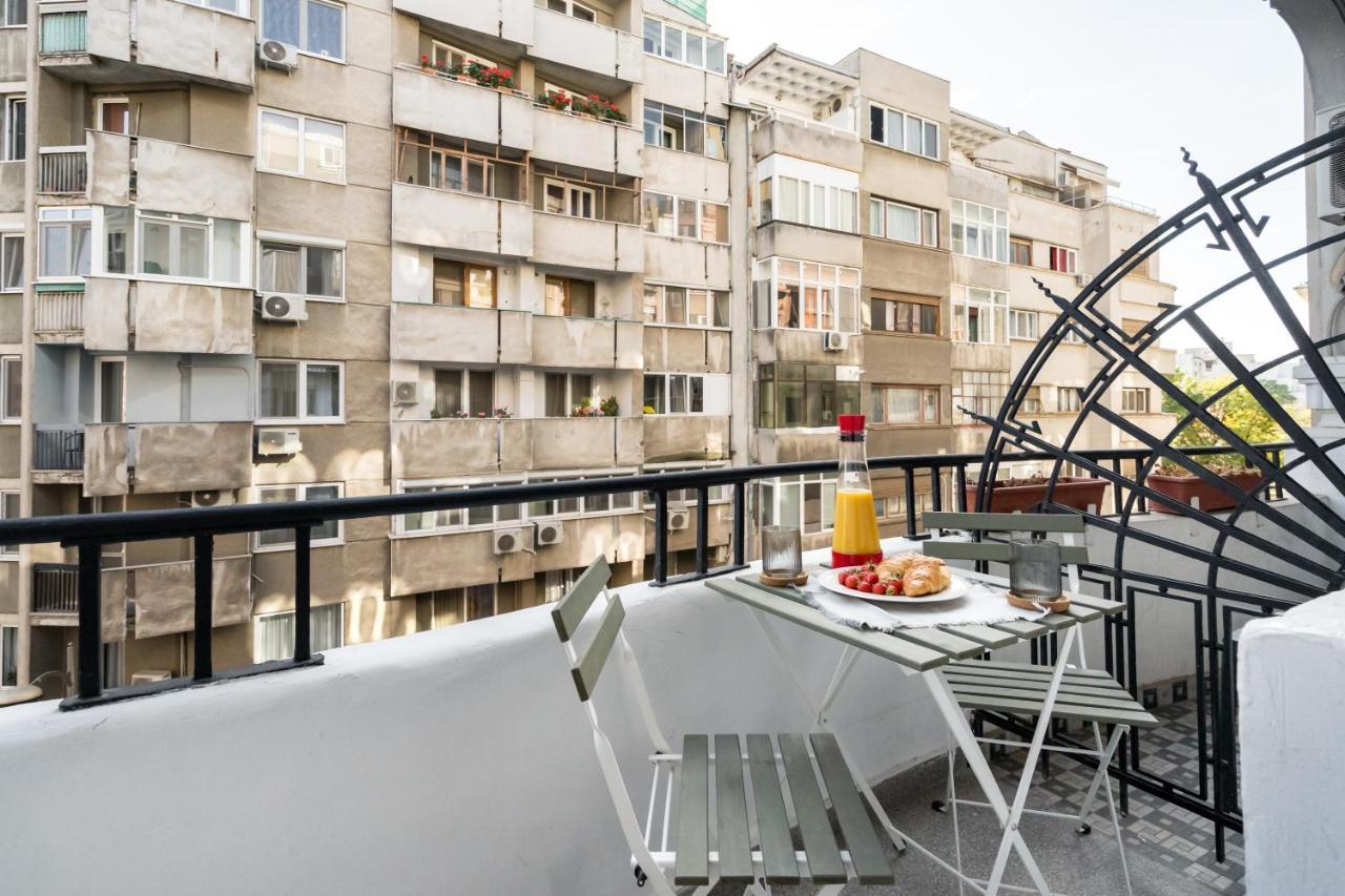 Cismigiu Serenity: 1Br Flat With Scenic Balcony بوخارست المظهر الخارجي الصورة